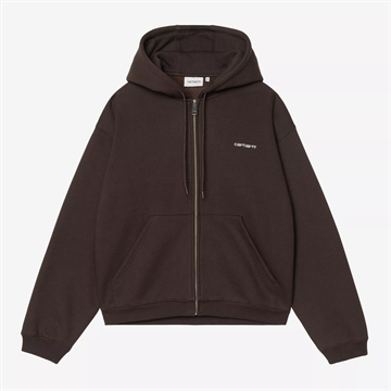 Carhartt WIP Hooded Ebbert Jacket Tobacco / White